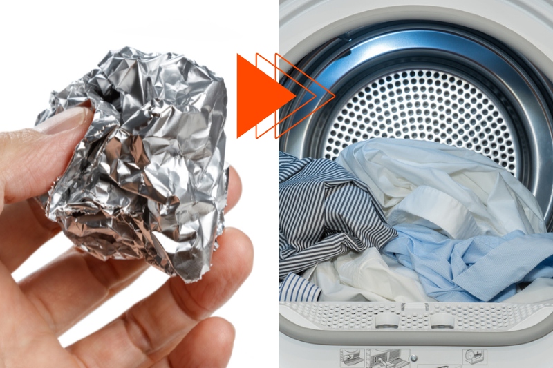 aluminium foil in tumble dryer