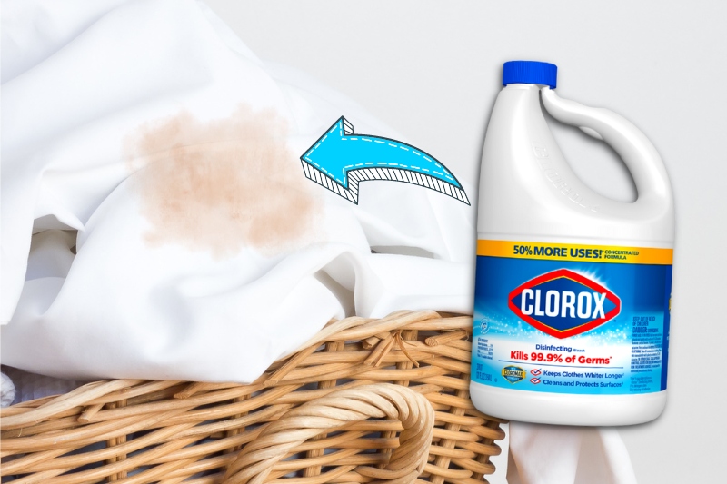 chlorine bleach for stains
