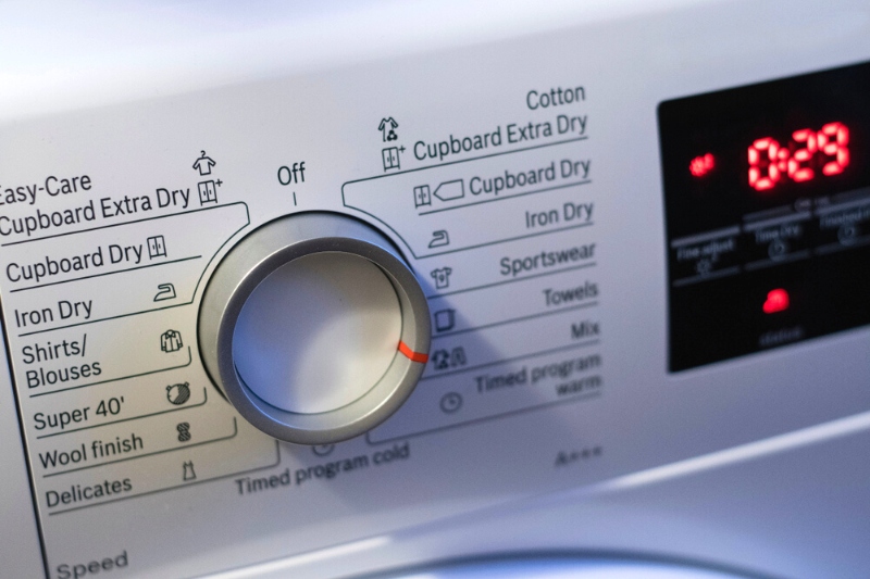 clothes dryer settings