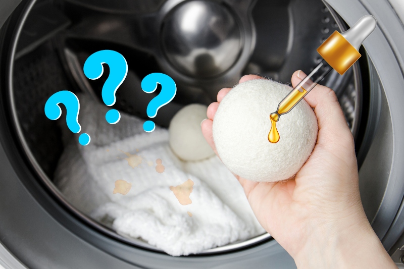 Will Essential Oils on Wool Dryer Balls Stain Clothes?
