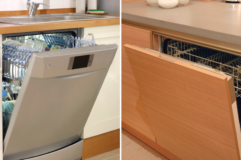 freestanding and integrated dishwasher
