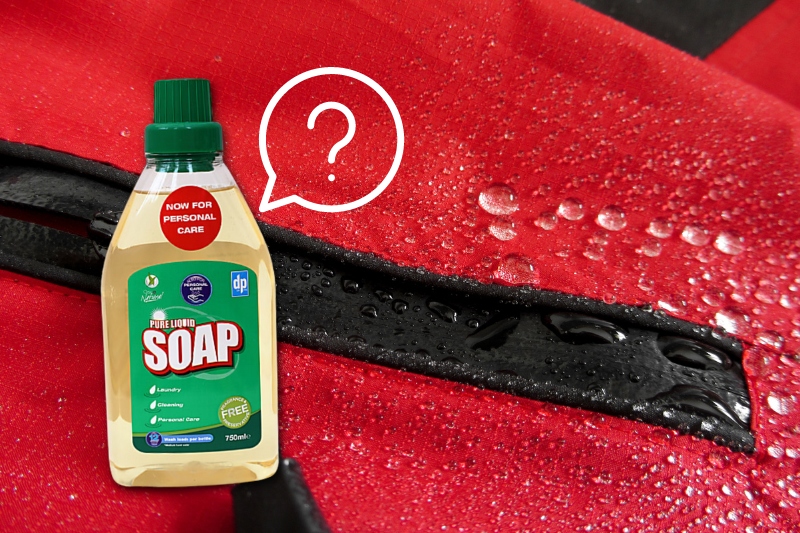 how to wash waterproofs with pure soap
