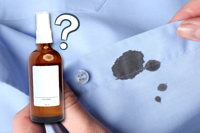remove ink from clothes with hairspray