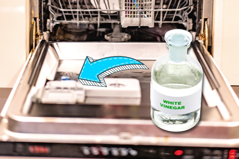 vinegar as dishwasher salt alternative