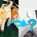Goalkeeper gloves in washing machine