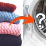 Knit sweaters in washing machine