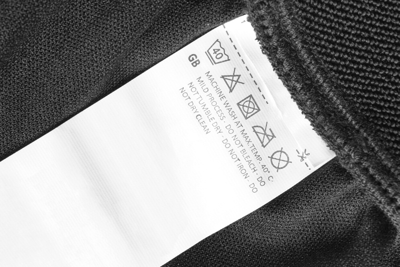 check clothes care label