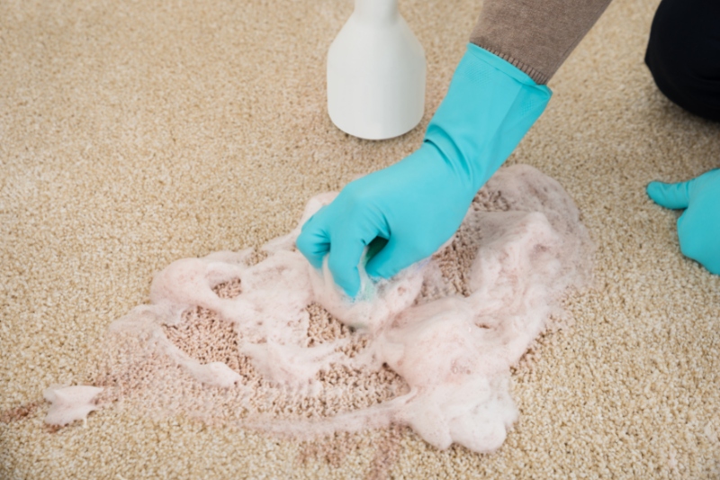 cleaning rug