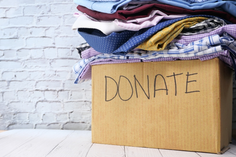 clothes for donation