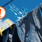 Should You Wash Clothes Again After They've Been Rained On? rain while drying clothes outside