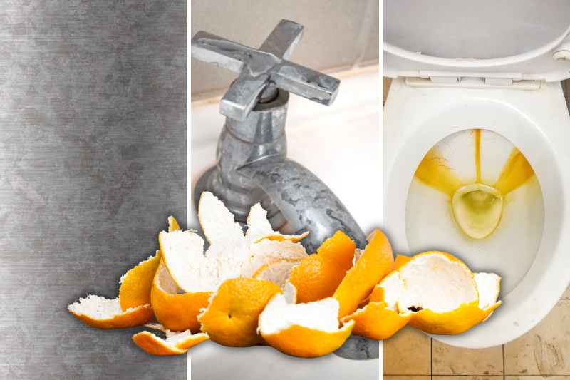 remove water stain with orange peel