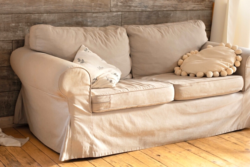 sofa with covers