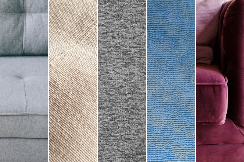 types of fabric for sofa