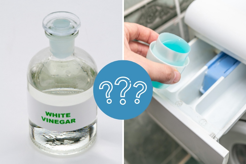 vinegar and laundry detergent