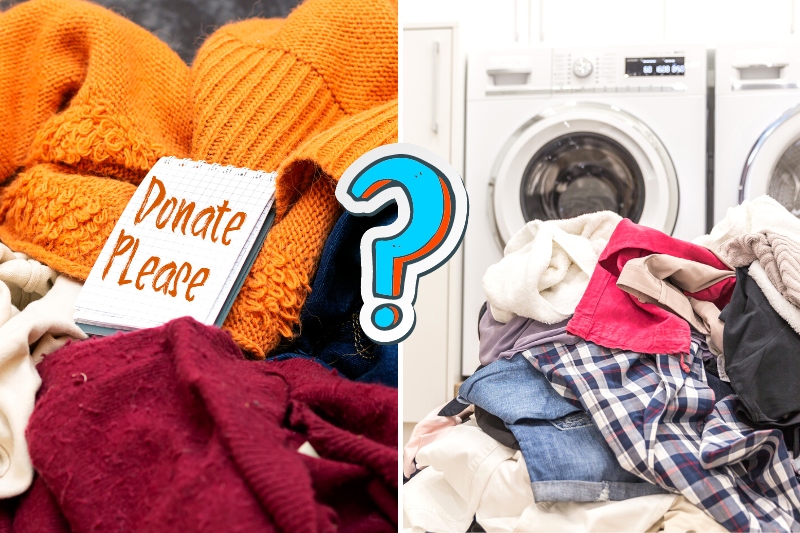 wash clothes before donation