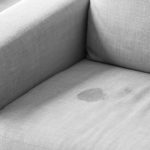 water stain in fabric sofa