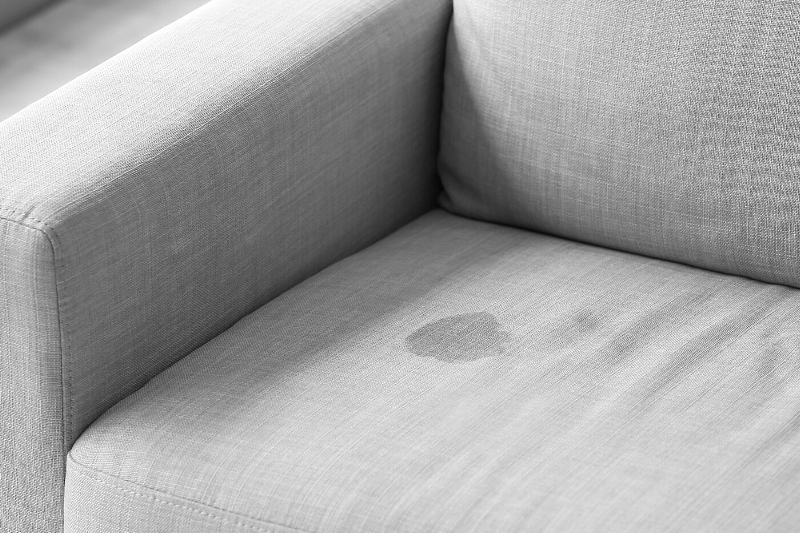 water stain in fabric sofa