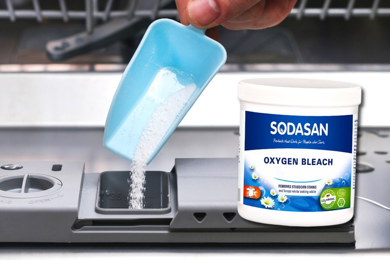 Homemade Dishwasher Powder Using Oxygen Bleach