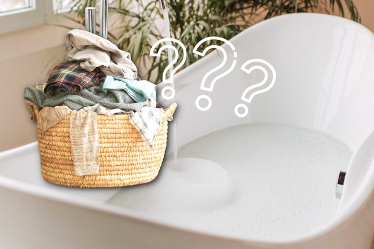 How to Wash Clothes in the Bathtub