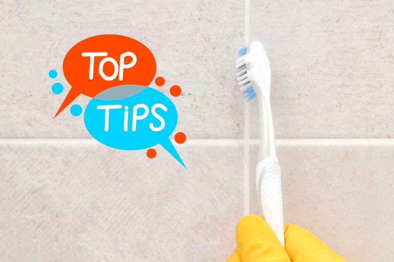 cleaning grout tips