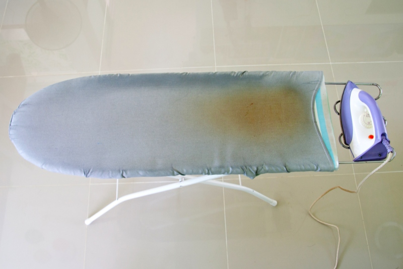 dirty ironing board cover