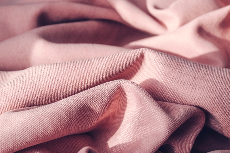 pink rayon fabric