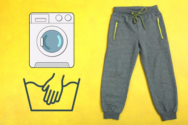 washing sports pants