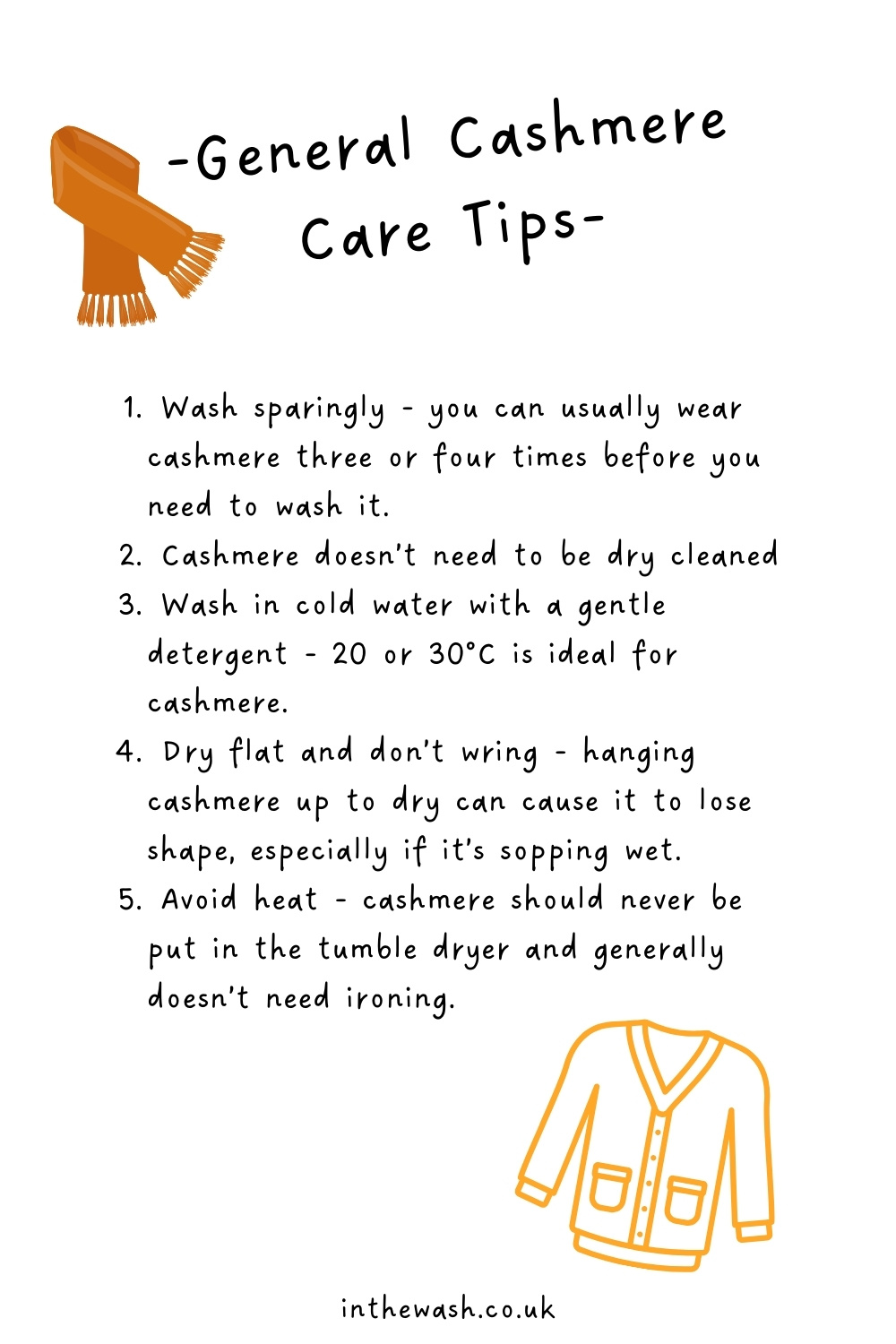 Cashmere care tips