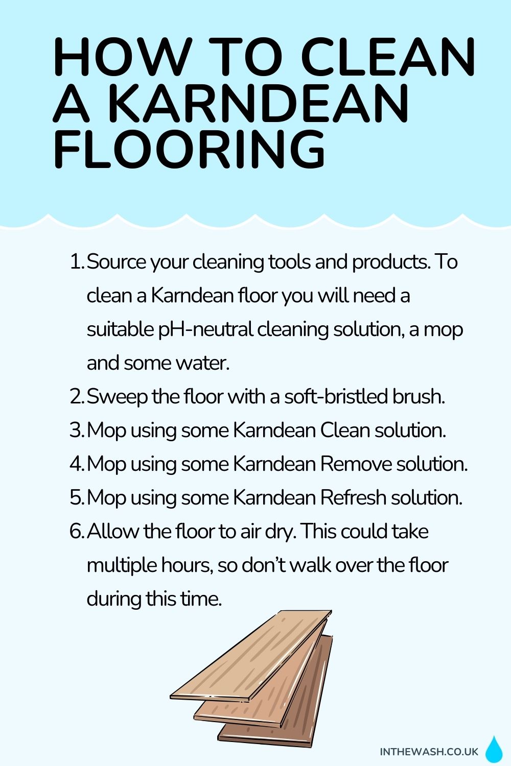 How to clean Karndean flooring step by step