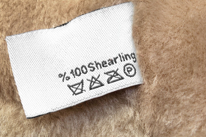 care label on clothes