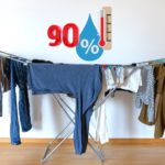 dry clothes in 90 percent humidity
