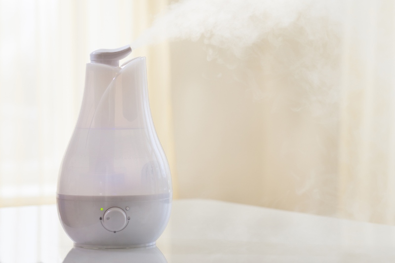 white and gray humidifier