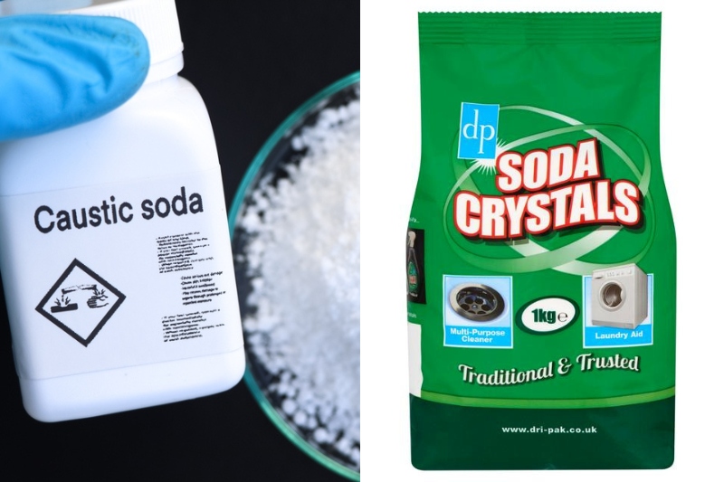 Caustic Soda vs. Soda Crystals