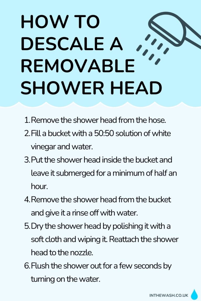 How to Descale a Shower Head
