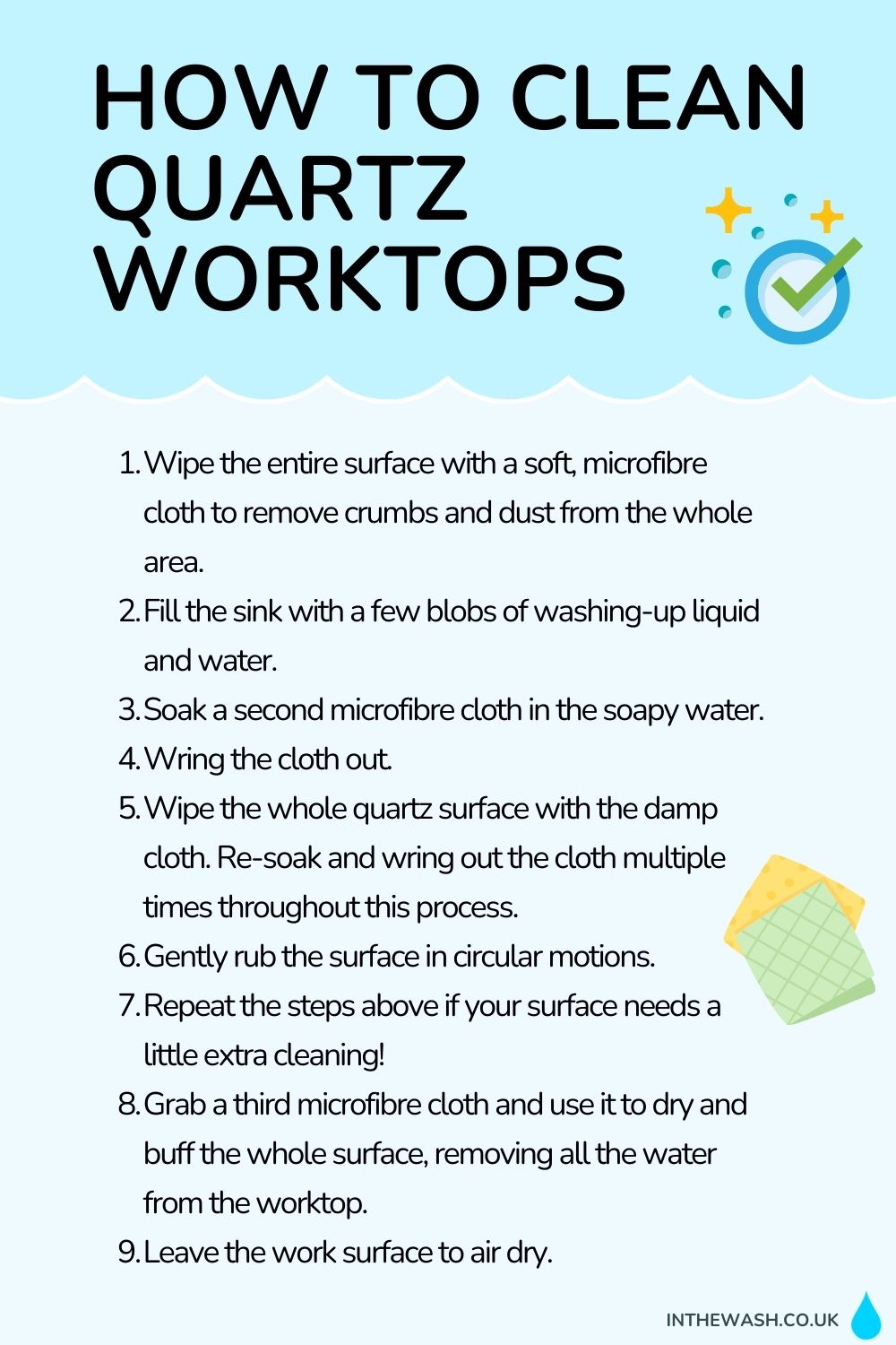 How to Clean Quartz Worktops