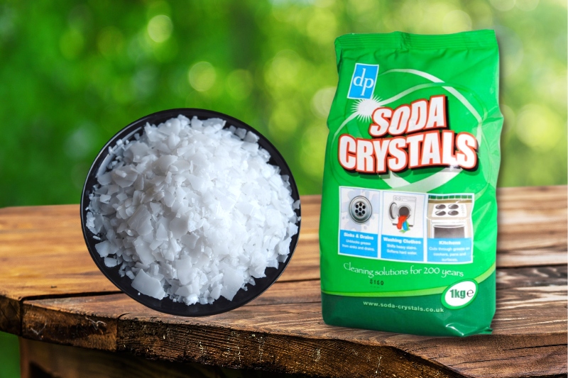 Soda Crystals or Caustic Soda