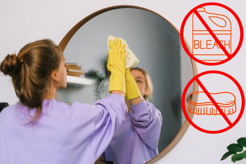 What NOT to Use to Clean a Mirror
