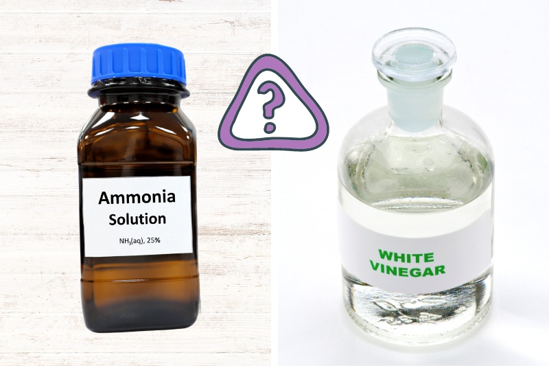 ammonia and white vinegar