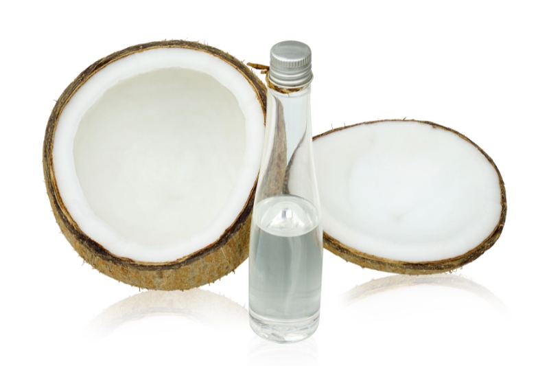 coconut oil in bottle