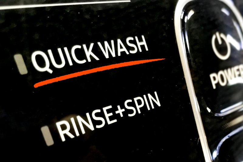 quick wash cycle