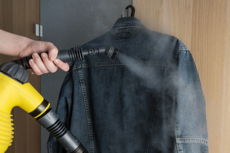 steam cleaning denim jacket
