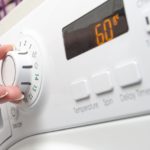 turning washing machine dial