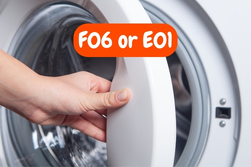 F06 or E01 Door lock issue on washing machine