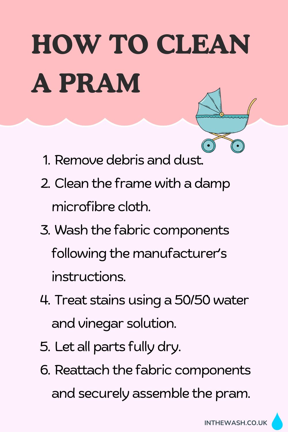 How to Clean a Pram