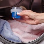 Laundry gel in dosing device