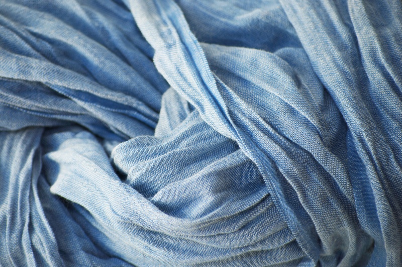 blue polyester fabric