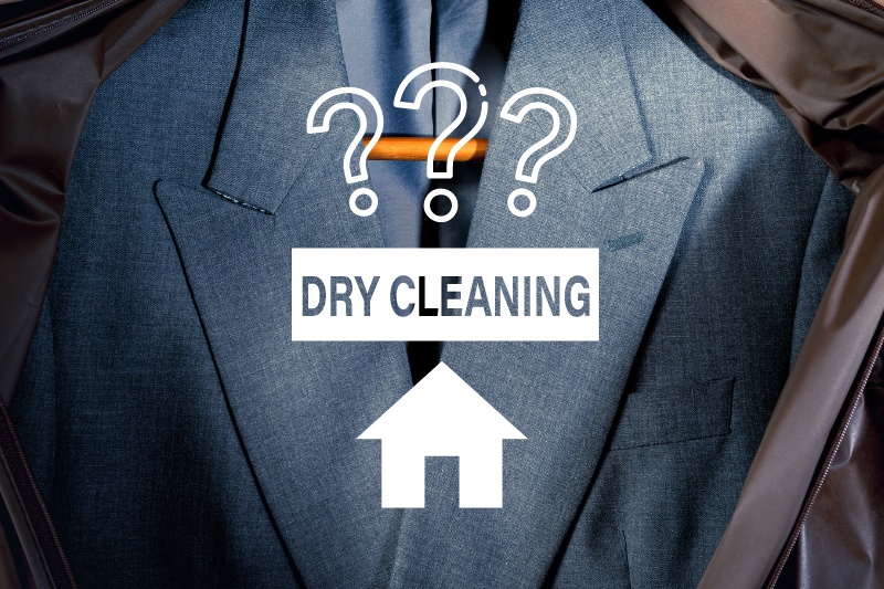 home dry cleaning of suit