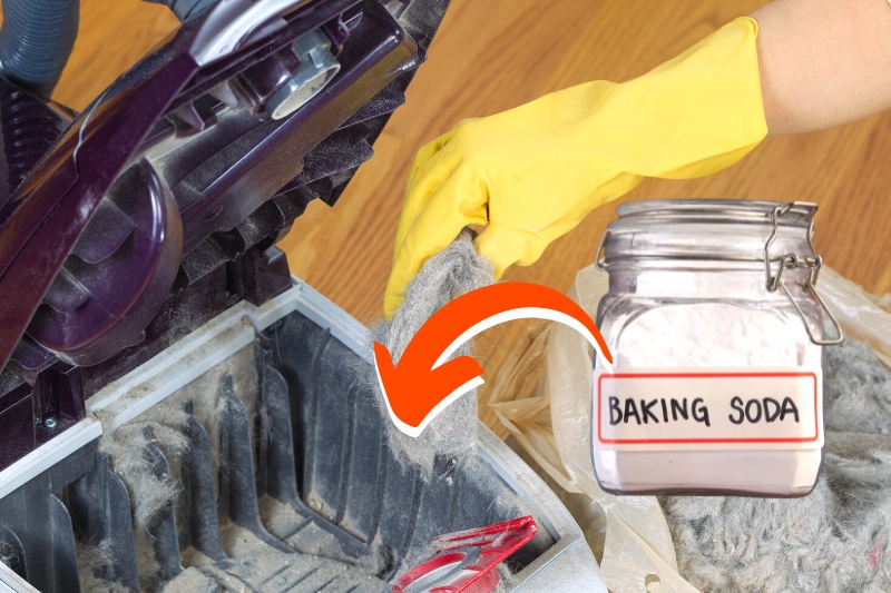 vacuum canister and baking soda