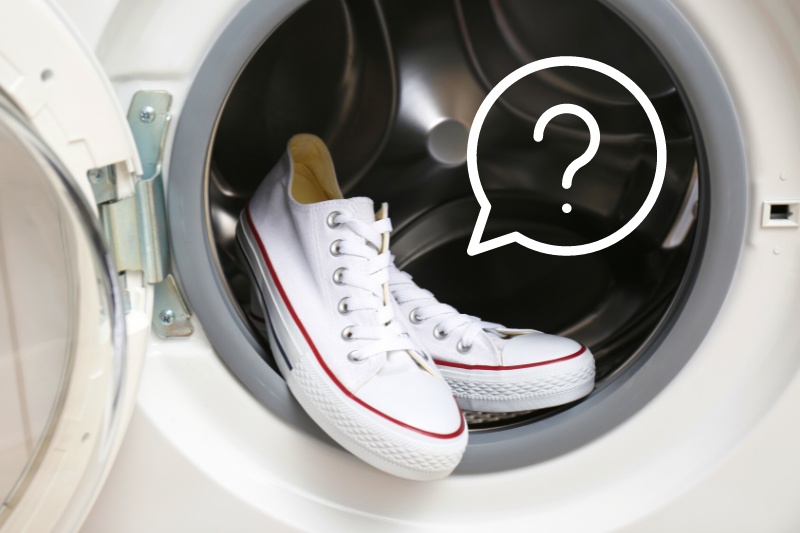 Can you wash converse trainers in the hot sale washing machine