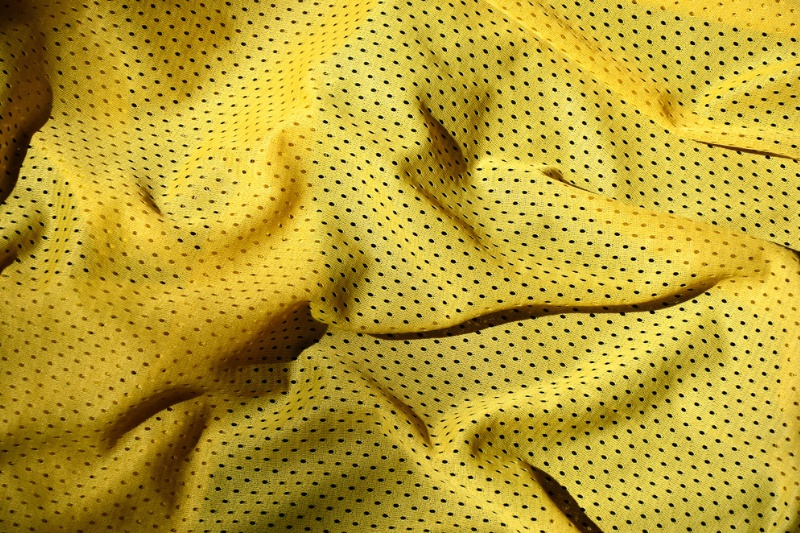 yellow polyester fabric